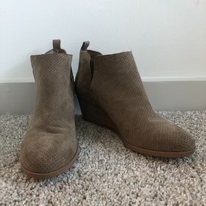 Dolce Vita Breanna Faux Suede Wedge Bootie